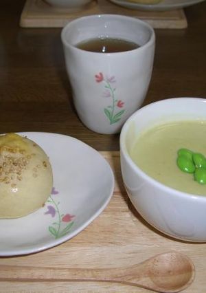 冷製枝豆のスープ@豆乳仕立て-レシピのメイン写真