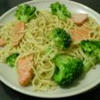 ブロッコリーとサーモンのクリームパスタ☆