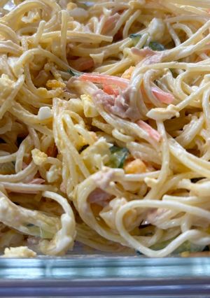 我が家のスパサラ-レシピのメイン写真