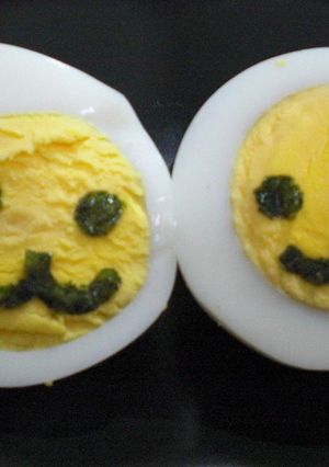【キャラ弁】太鼓の達人・・のつもりで。-レシピのメイン写真