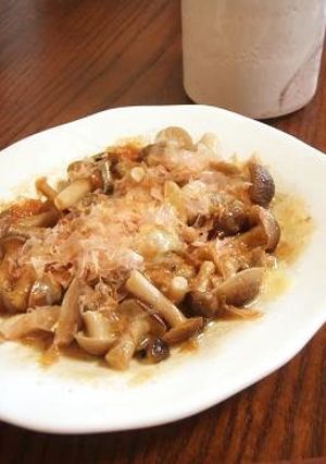 しめじのチーズかつお節のせ☆-レシピのメイン写真