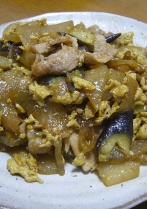 冬瓜のカレー風味炒め-レシピのメイン写真