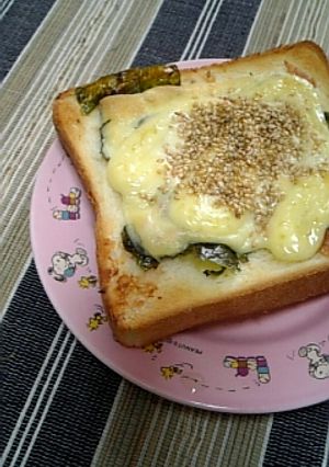 うめ~♡和トースト☺白だし風味-レシピのメイン写真
