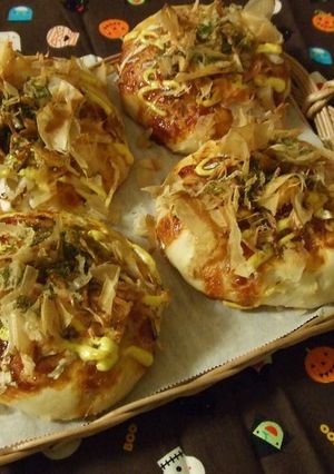 ホシノ酵母で焼くお好み焼きパン-レシピのメイン写真
