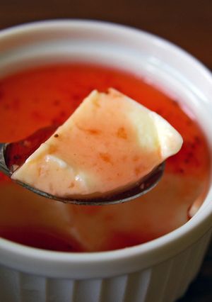 なめらか生クリーム入りヨーグルトゼリー-レシピのメイン写真
