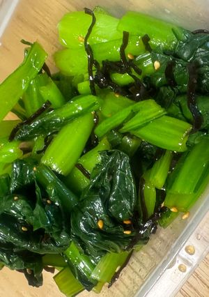 【常備菜】レンジで小松菜ナムル-レシピのメイン写真