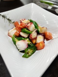 オクラとトマトとタコの中華和え-レシピのメイン写真