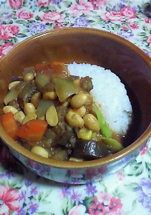 ヘルシー!大豆・こんにゃくカレー-レシピのメイン写真