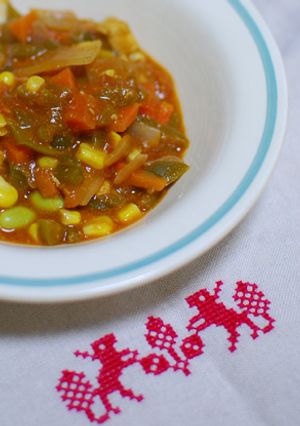 夏野菜トマトシチュウ。-レシピのメイン写真