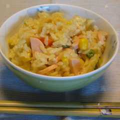 รูปของ 子供の好きな♡炊き込みカレーピラフ♪