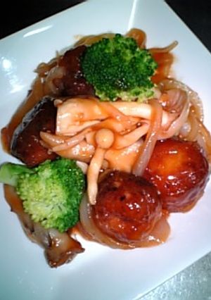 肉団子風おからボールの甘酢あん-レシピのメイン写真