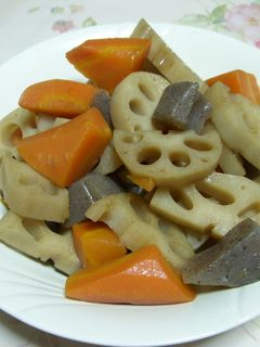 簡単♪レンコンの煮物-レシピのメイン写真