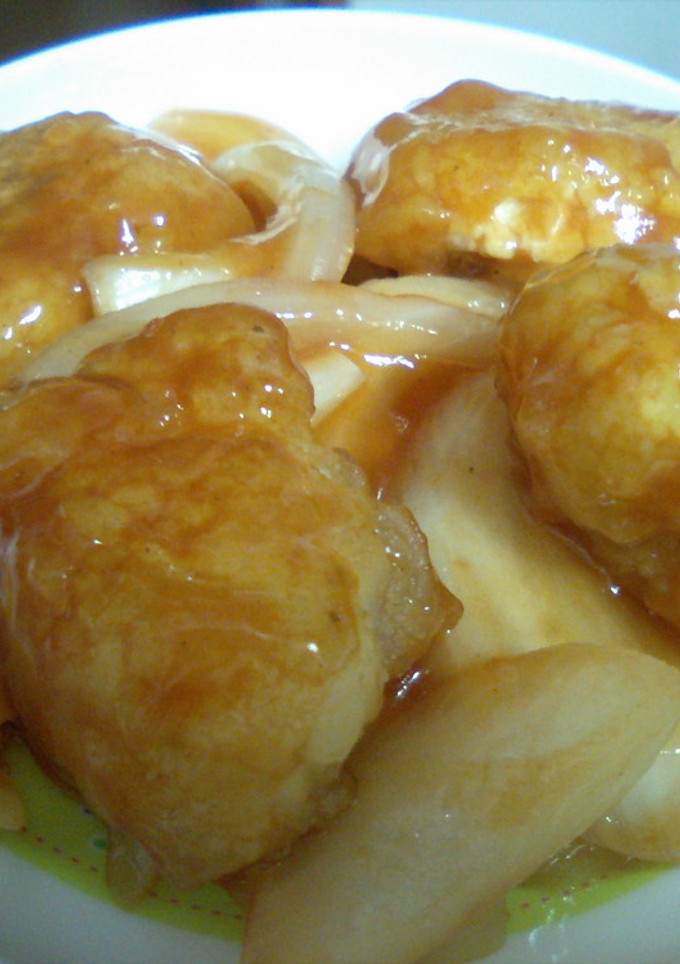 冷凍豆腐の揚げ物☆酢豚風☆-レシピのメイン写真