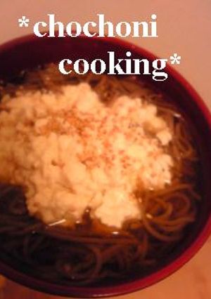 そば豆腐がけ-レシピのメイン写真