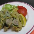 肉詰めピーマンの天婦羅