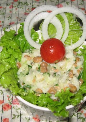 トロトロ美味しい納豆サラダ-レシピのメイン写真