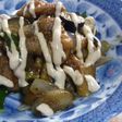 茄子と鶏ももの生姜焼き