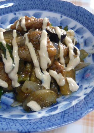 茄子と鶏ももの生姜焼き-レシピのメイン写真