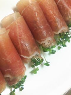 おもてなしに♪生ハムのチーズ巻き-レシピのメイン写真