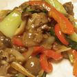 牛肉とちんげんさいのオイスター炒め