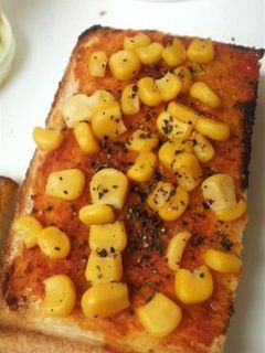 カレーケチャップ☆コーンの香ばしトースト-レシピのメイン写真