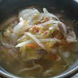 シンプルなタンメン(湯麺)