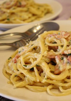 バジルのクリームソースパスタ-レシピのメイン写真