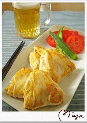 ささみとからし漬けの挟み焼き-レシピのメイン写真