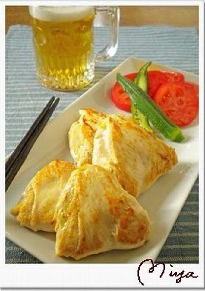 ささみとからし漬けの挟み焼き-レシピのメイン写真