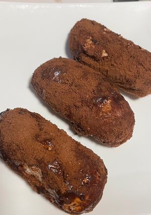 揚げない！簡単ココア揚げパン風-レシピのメイン写真