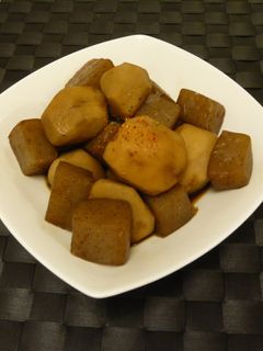里芋とこんにゃくの煮物-レシピのメイン写真