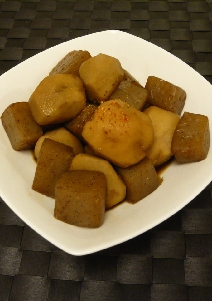 里芋とこんにゃくの煮物-レシピのメイン写真