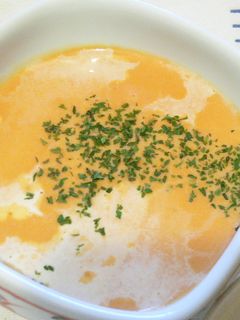 レンジで作る、簡単かぼちゃスープ-レシピのメイン写真
