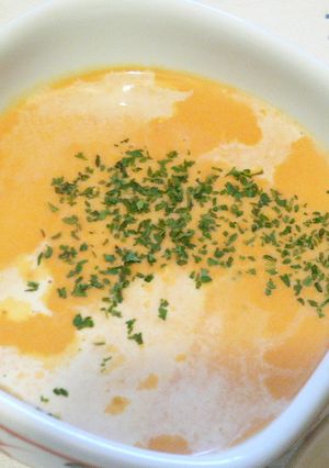 レンジで作る、簡単かぼちゃスープ-レシピのメイン写真