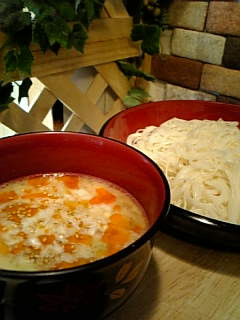 坦々麺風そうめん-レシピのメイン写真