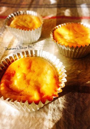 洋梨のミニチーズケーキ-レシピのメイン写真