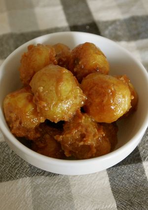 小芋の味噌炒め（皮付き）イモ味噌-レシピのメイン写真