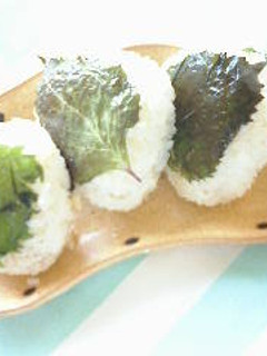 しそオイル焼きおにぎり-レシピのメイン写真