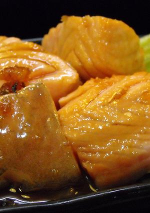 刺身用サーモンのバターソテー-レシピのメイン写真