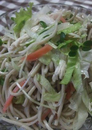 さっぱりおいしい！そばサラダ☆-レシピのメイン写真