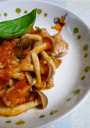 トマトとしめじのイタリアン竜田-レシピのメイン写真