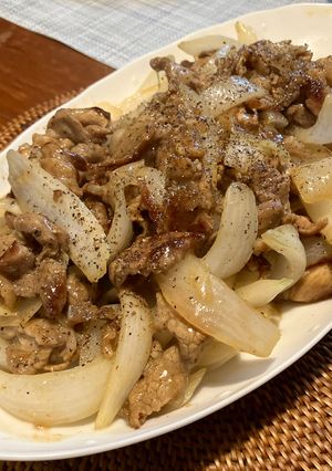 豚と玉ねぎのバルサミコ炒め-レシピのメイン写真