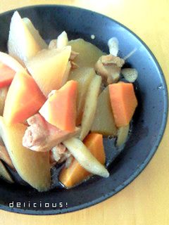 鶏肉と根菜の煮物-レシピのメイン写真