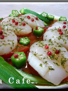 帆立のカルパッチョ風マリネ-レシピのメイン写真