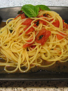トマトの冷製パスタ-レシピのメイン写真