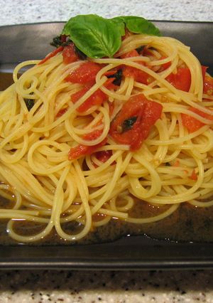 トマトの冷製パスタ-レシピのメイン写真