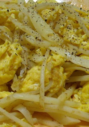 シャキシャキポテトと卵のチーズ炒め-レシピのメイン写真