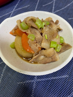 「大根と豚バラのこてこて煮」-レシピのメイン写真