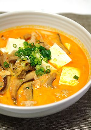 豆腐チゲ風スープ-レシピのメイン写真