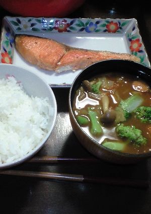 カレーの残りで野菜たっぷりカレースープ-レシピのメイン写真